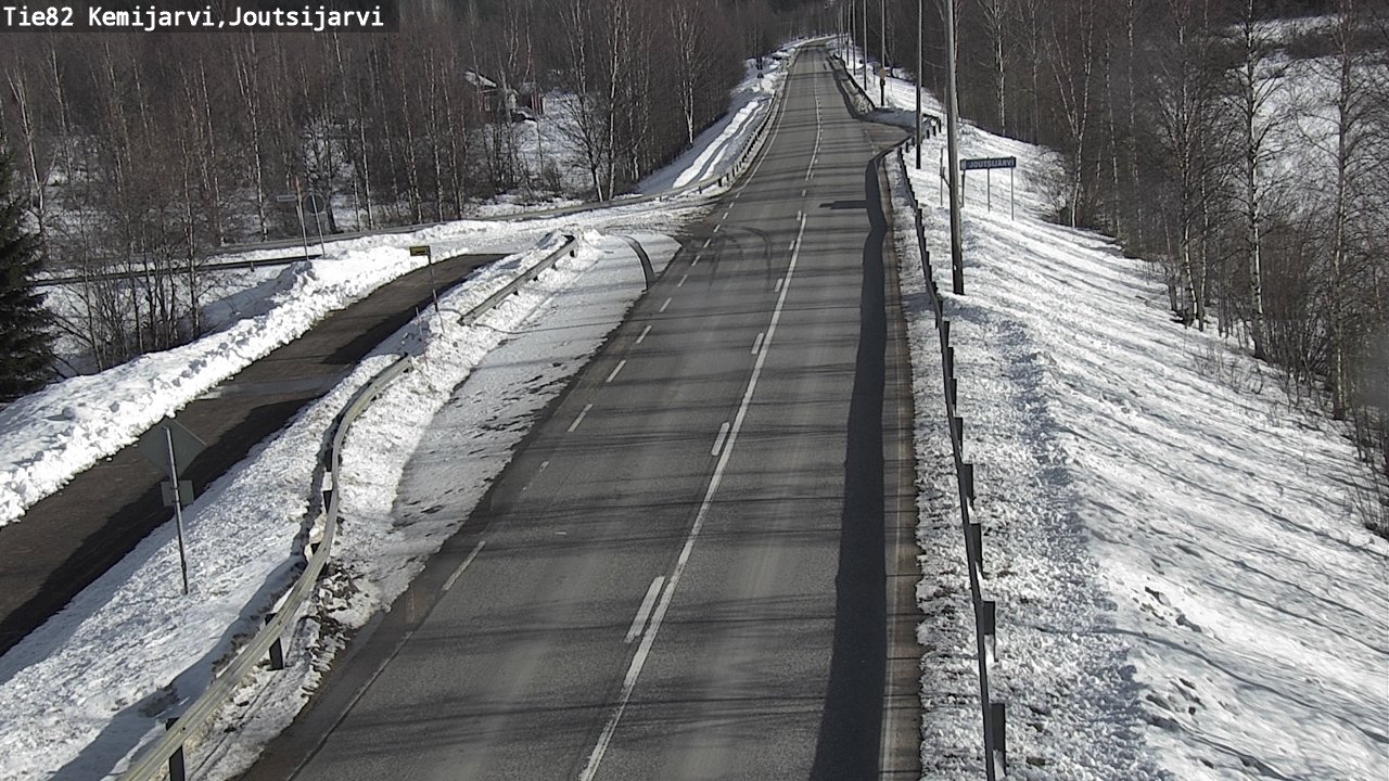 Kelikamerat Kuva Tie 82 Kemijärvi, Joutsijärvi, Kemijärvi, Lappi