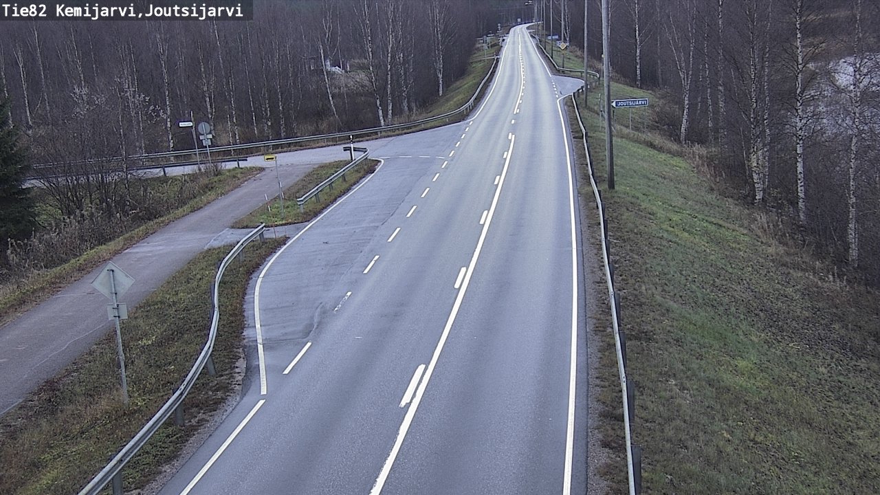 Kelikamerat Kuva Tie 82 Kemijärvi, Joutsijärvi, Kemijärvi, Lappi