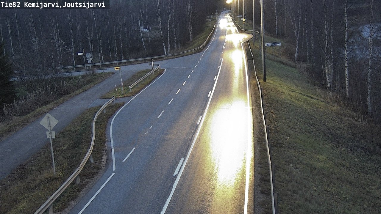 Kelikamerat Kuva Tie 82 Kemijärvi, Joutsijärvi, Kemijärvi, Lappi
