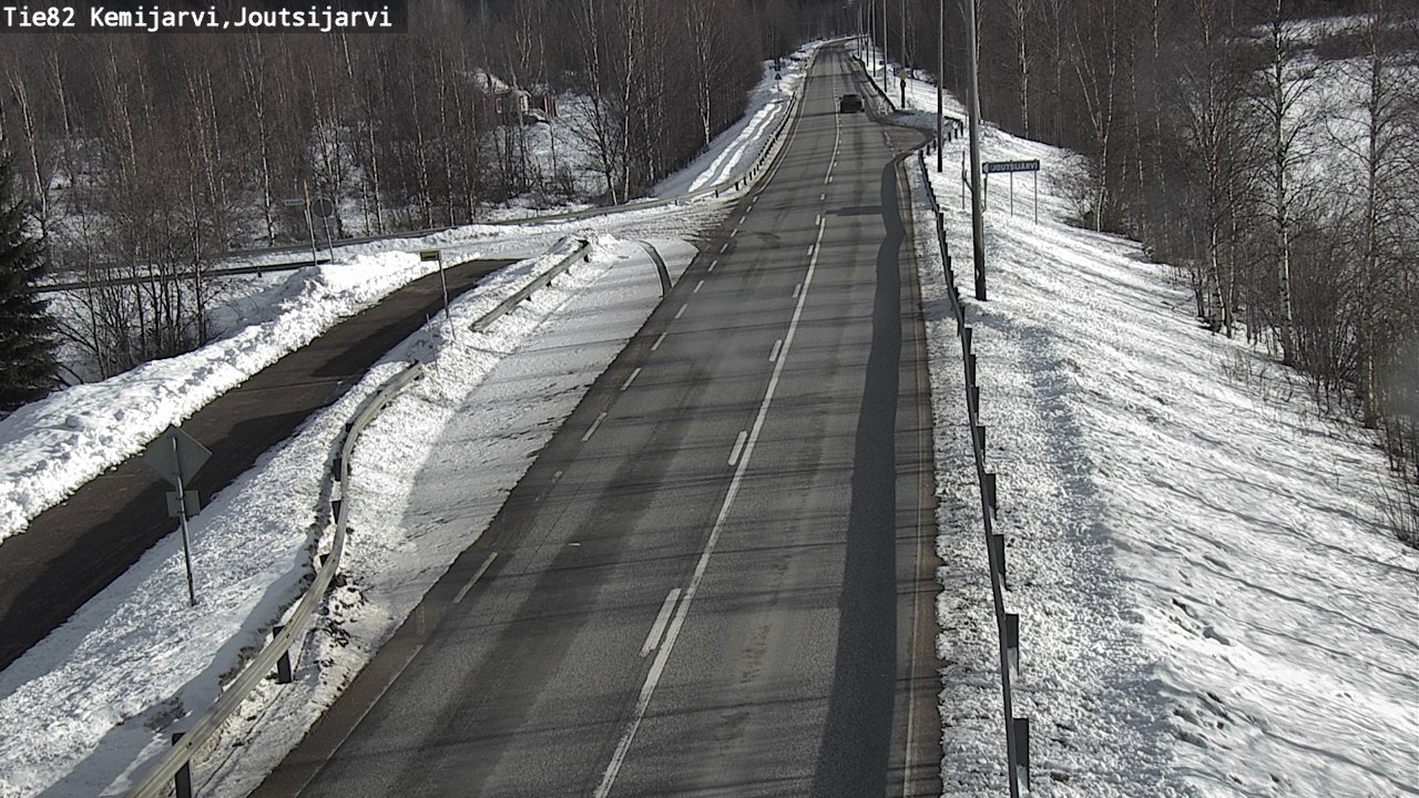 Kelikamerat Kuva Tie 82 Kemijärvi, Joutsijärvi, Kemijärvi, Lappi