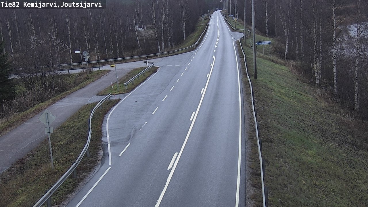 Kelikamerat Kuva Tie 82 Kemijärvi, Joutsijärvi, Kemijärvi, Lappi