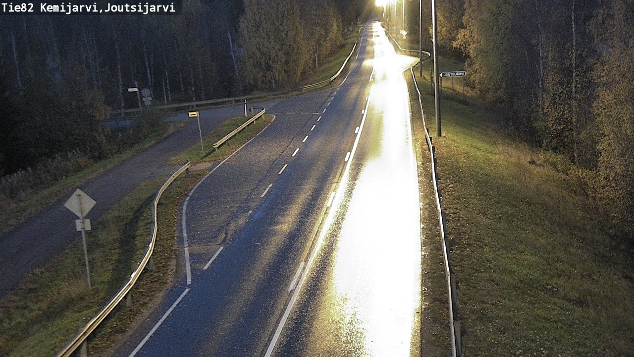 Kelikamerat Kuva Tie 82 Kemijärvi, Joutsijärvi, Kemijärvi, Lappi