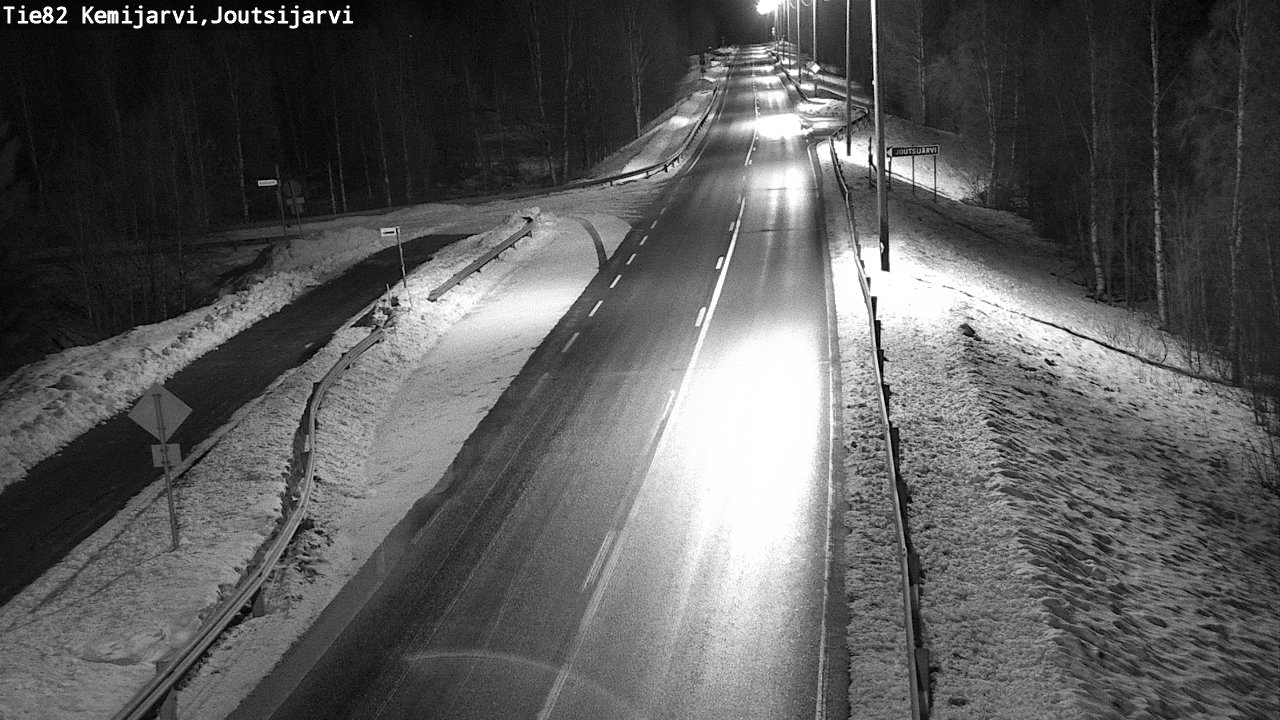 Kelikamerat Kuva Tie 82 Kemijärvi, Joutsijärvi, Kemijärvi, Lappi