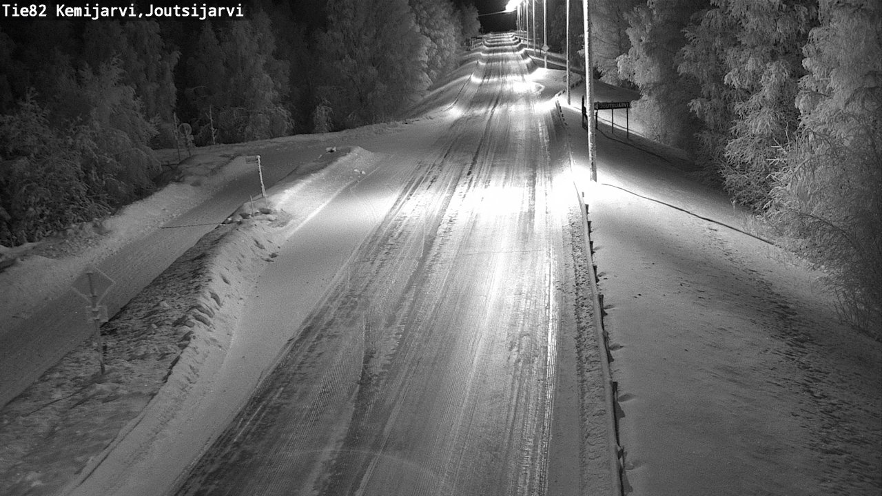 Kelikamerat Kuva Tie 82 Kemijärvi, Joutsijärvi, Kemijärvi, Lappi