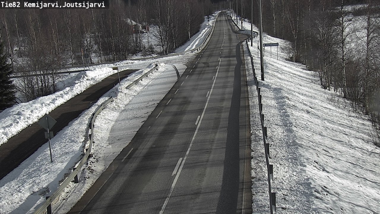 Kelikamerat Kuva Tie 82 Kemijärvi, Joutsijärvi, Kemijärvi, Lappi