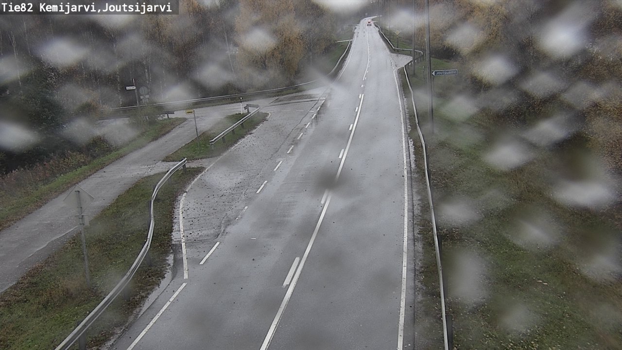 Weather Camera Image Road 82 Kemijärvi, Joutsijärvi, Kemijärvi, Lappi