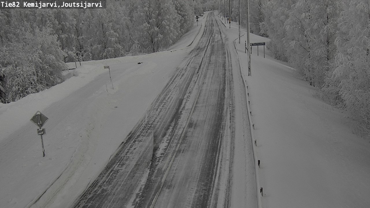 Kelikamerat Kuva Tie 82 Kemijärvi, Joutsijärvi, Kemijärvi, Lappi