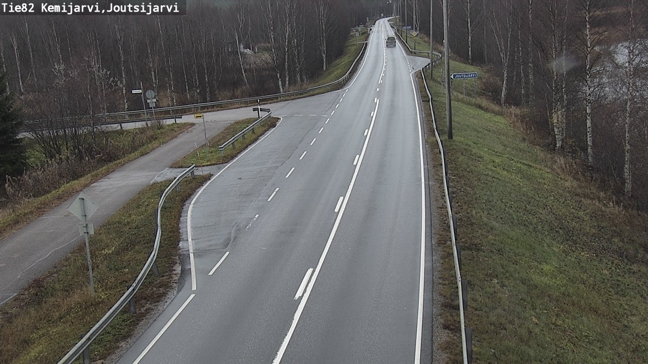 Kelikamerat Kuva Tie 82 Kemijärvi, Joutsijärvi, Kemijärvi, Lappi