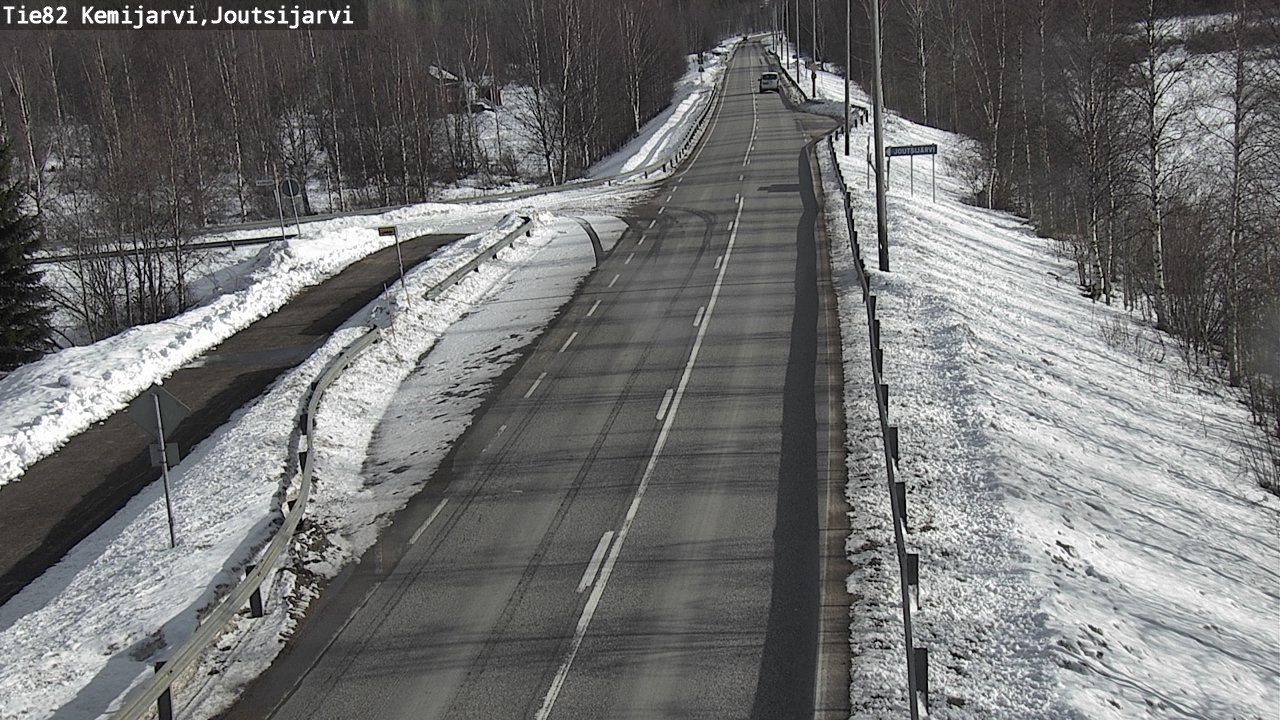 Kelikamerat Kuva Tie 82 Kemijärvi, Joutsijärvi, Kemijärvi, Lappi