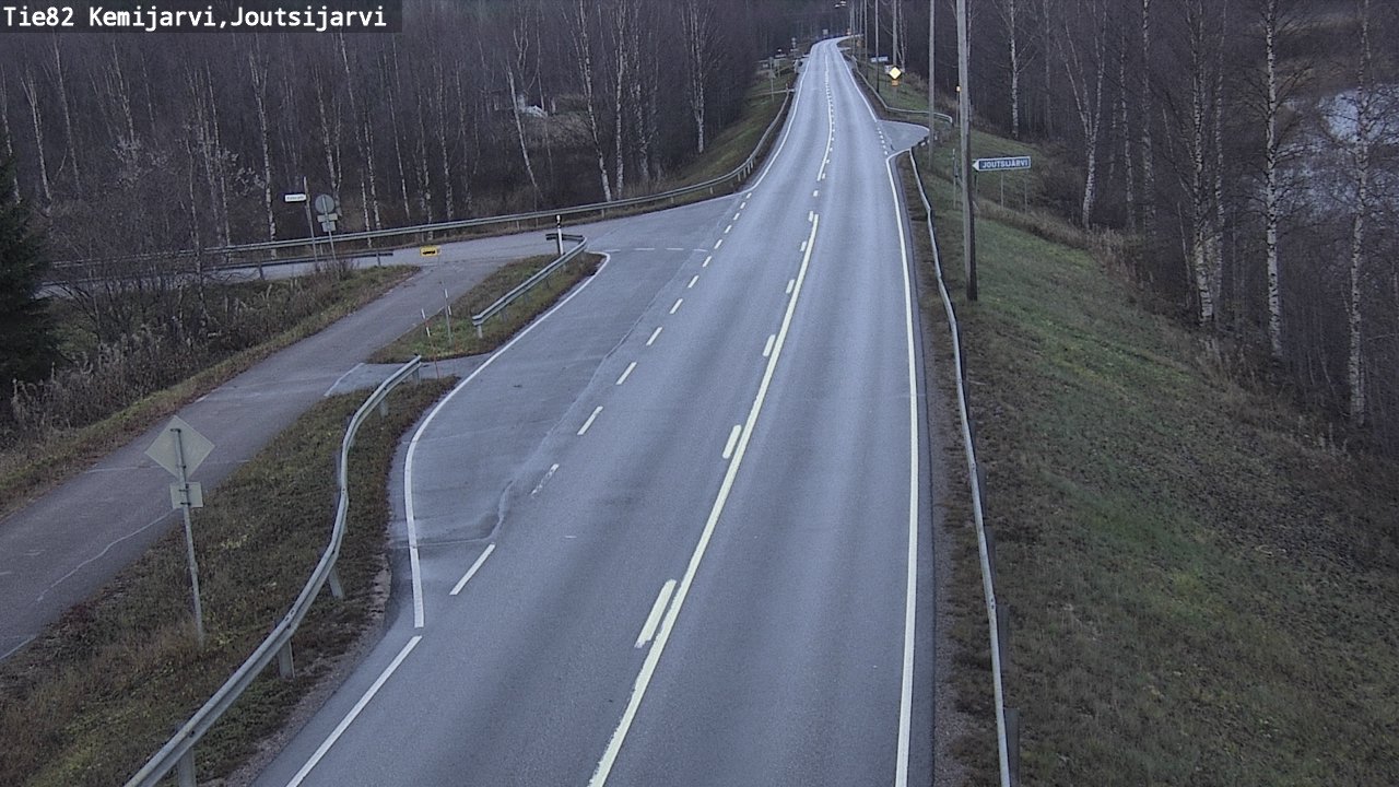 Kelikamerat Kuva Tie 82 Kemijärvi, Joutsijärvi, Kemijärvi, Lappi