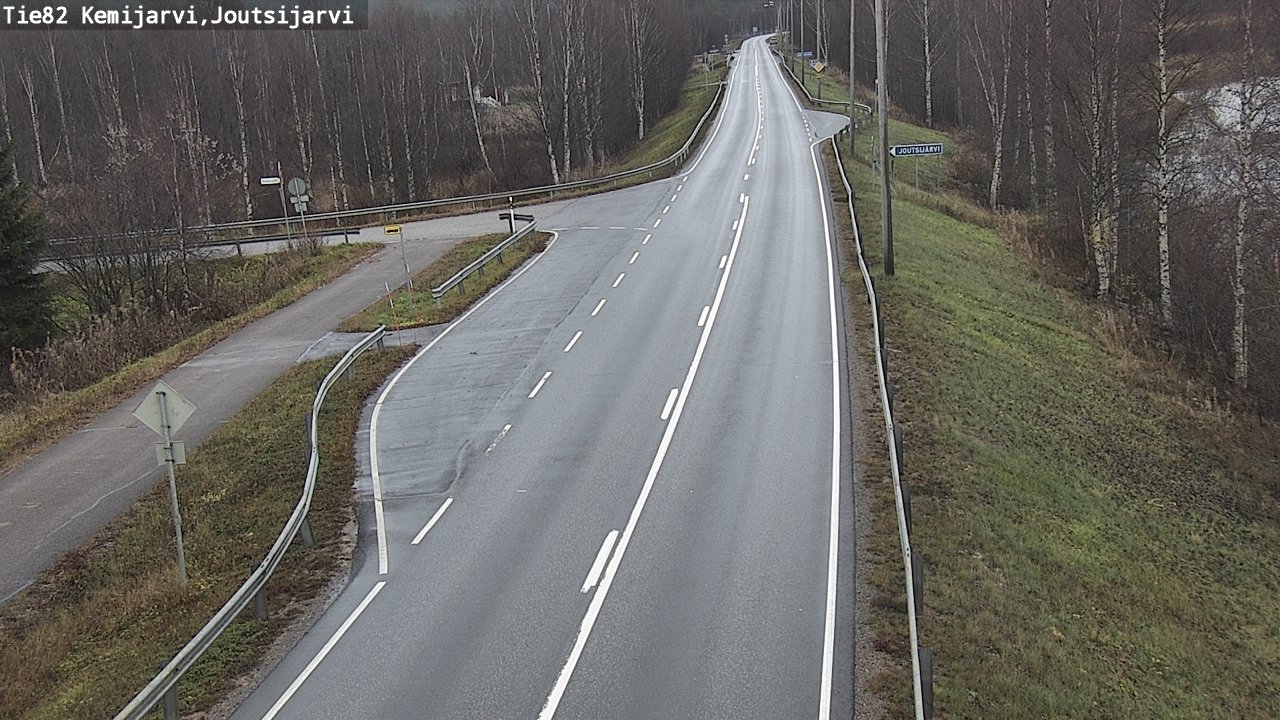 Kelikamerat Kuva Tie 82 Kemijärvi, Joutsijärvi, Kemijärvi, Lappi
