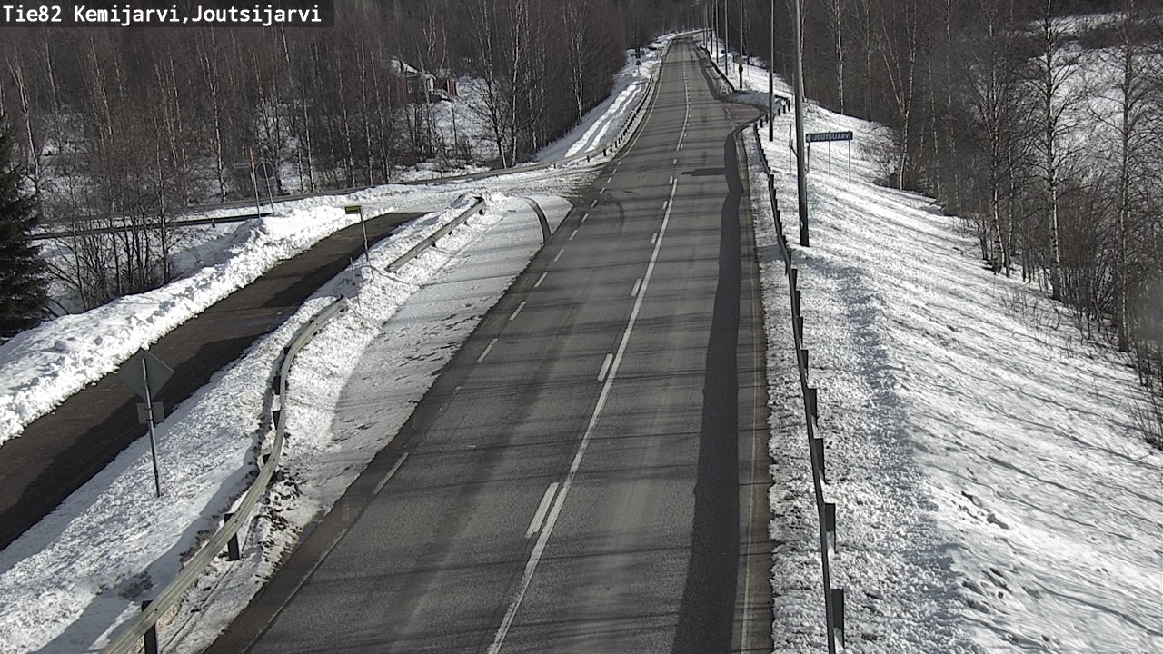 Kelikamerat Kuva Tie 82 Kemijärvi, Joutsijärvi, Kemijärvi, Lappi
