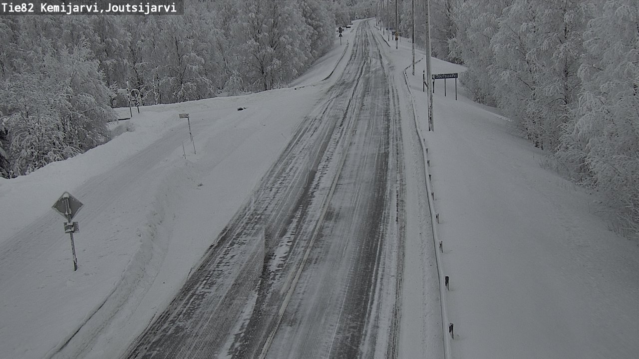 Kelikamerat Kuva Tie 82 Kemijärvi, Joutsijärvi, Kemijärvi, Lappi