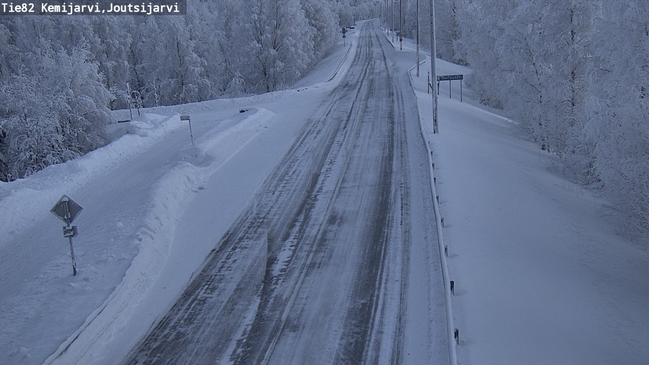 Kelikamerat Kuva Tie 82 Kemijärvi, Joutsijärvi, Kemijärvi, Lappi