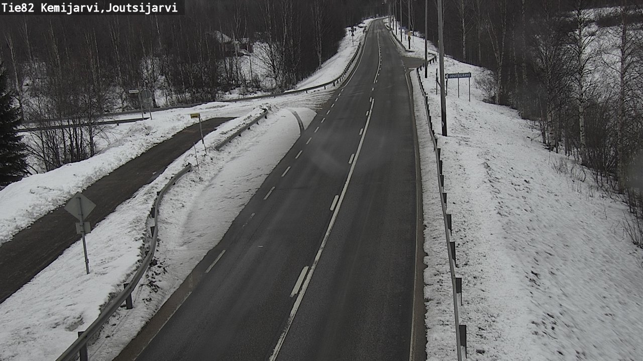 Kelikamerat Kuva Tie 82 Kemijärvi, Joutsijärvi, Kemijärvi, Lappi