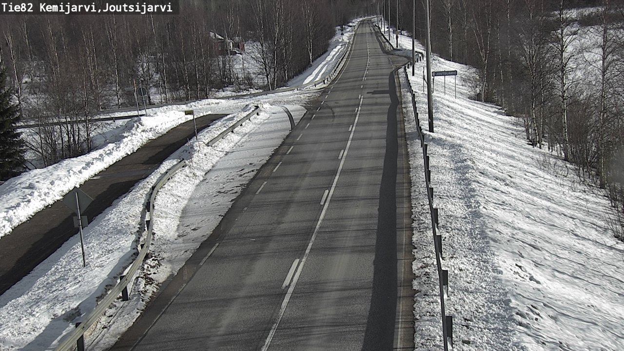 Kelikamerat Kuva Tie 82 Kemijärvi, Joutsijärvi, Kemijärvi, Lappi