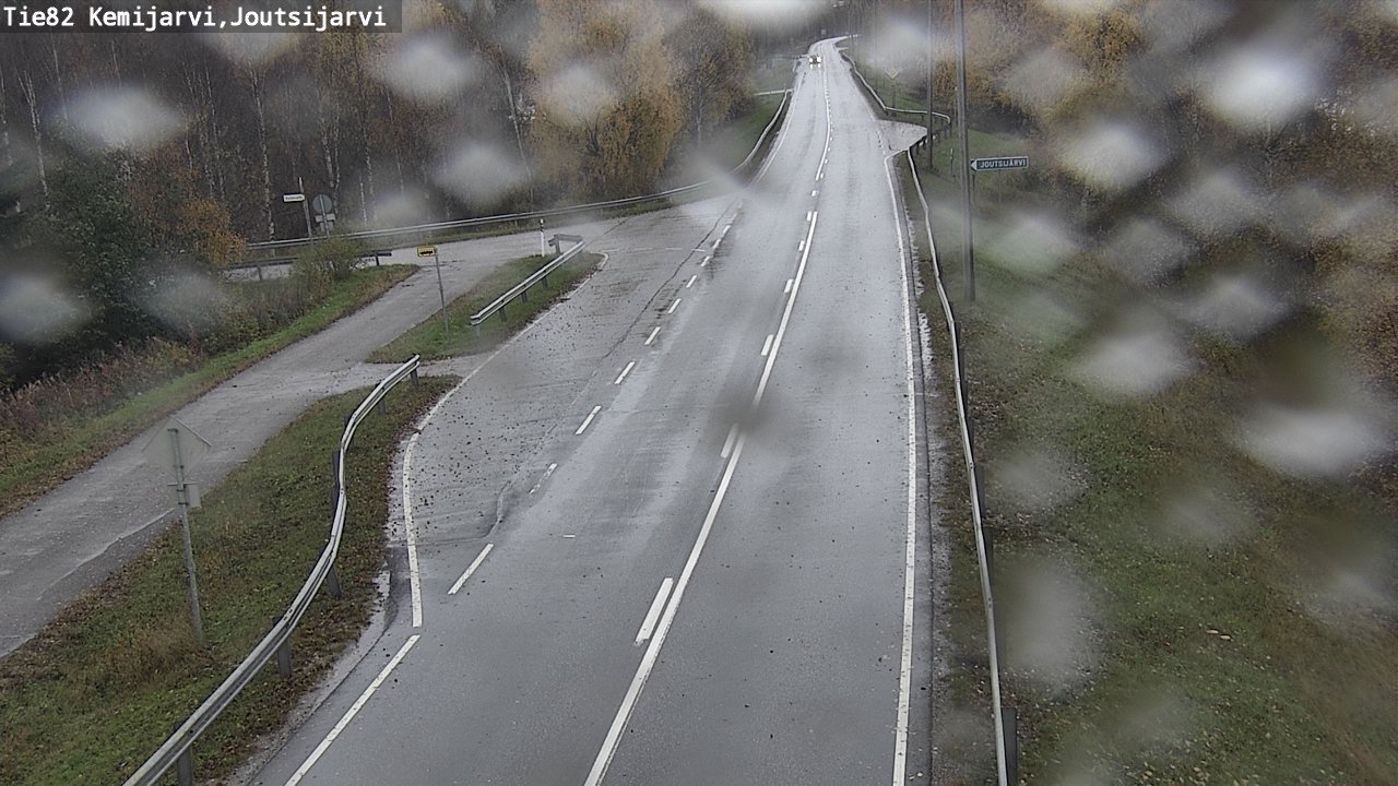 Weather Camera Image Road 82 Kemijärvi, Joutsijärvi, Kemijärvi, Lappi