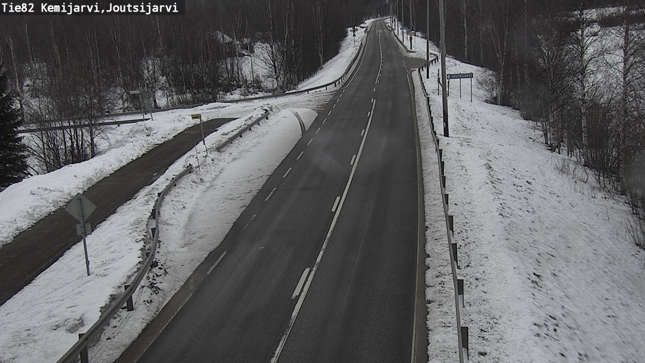 Kelikamerat Kuva Tie 82 Kemijärvi, Joutsijärvi, Kemijärvi, Lappi