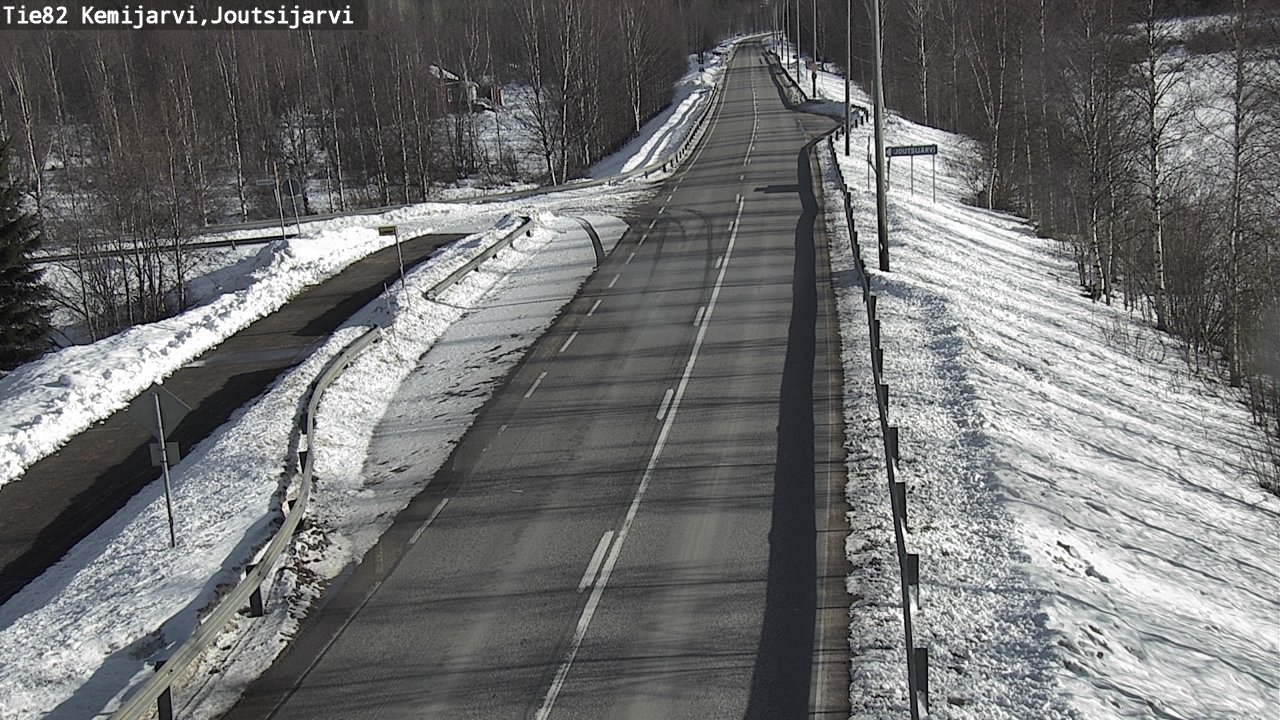 Kelikamerat Kuva Tie 82 Kemijärvi, Joutsijärvi, Kemijärvi, Lappi