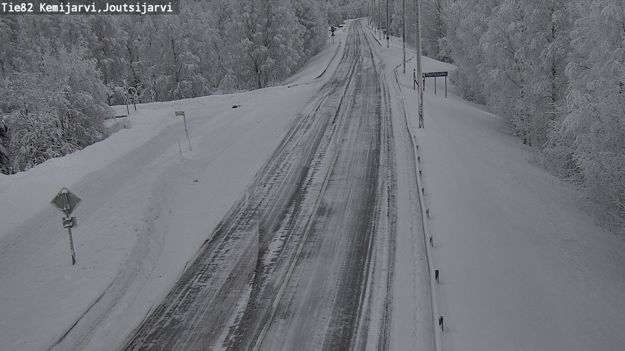 Kelikamerat Kuva Tie 82 Kemijärvi, Joutsijärvi, Kemijärvi, Lappi