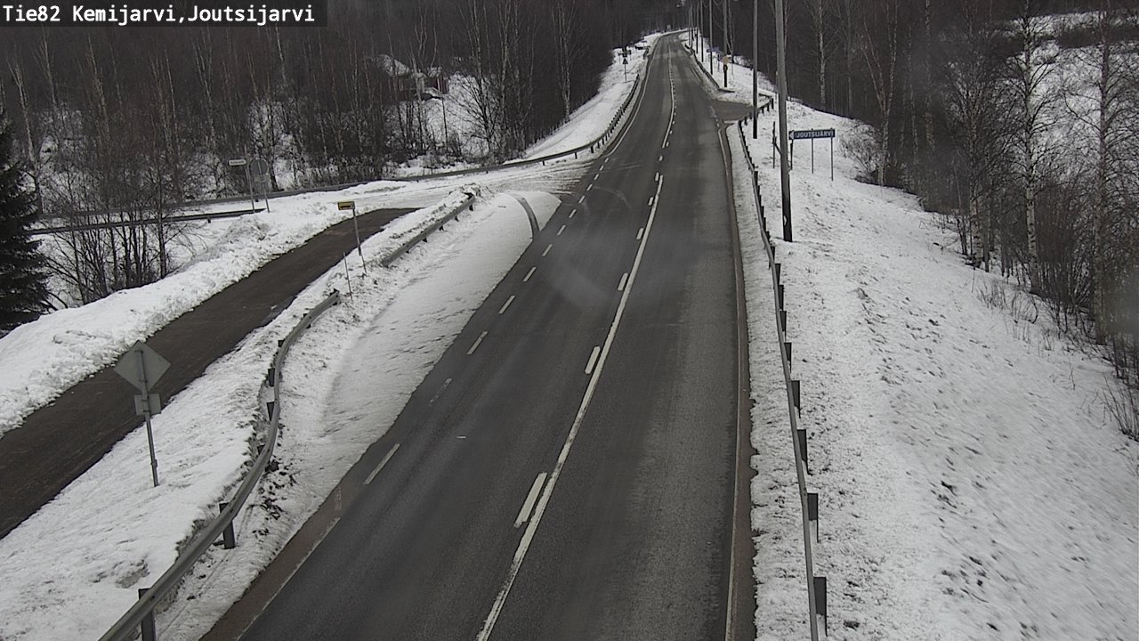 Kelikamerat Kuva Tie 82 Kemijärvi, Joutsijärvi, Kemijärvi, Lappi