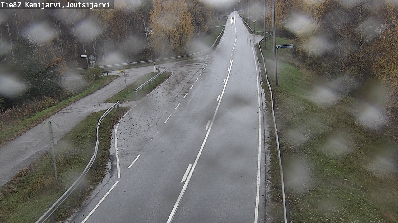 Weather Camera Image Road 82 Kemijärvi, Joutsijärvi, Kemijärvi, Lappi