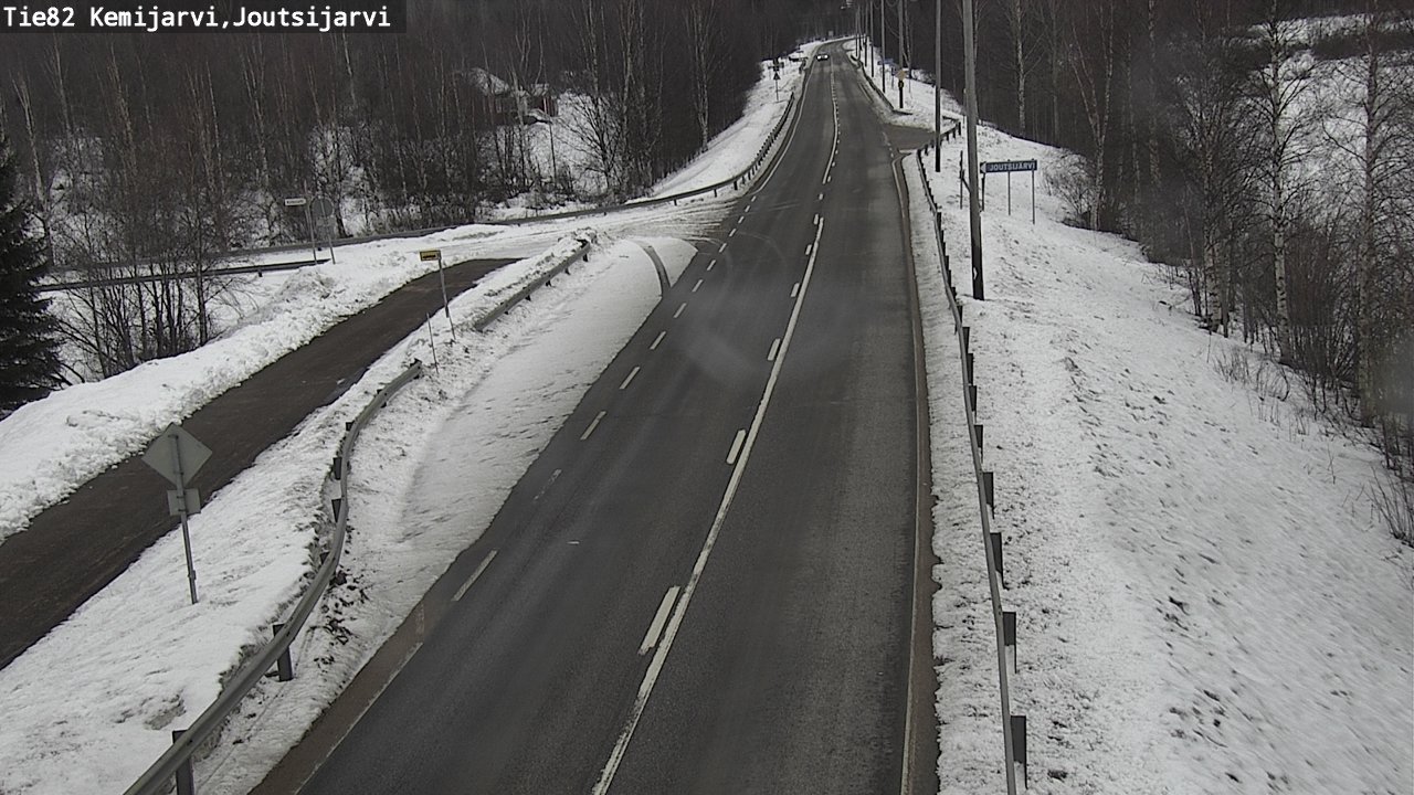 Kelikamerat Kuva Tie 82 Kemijärvi, Joutsijärvi, Kemijärvi, Lappi