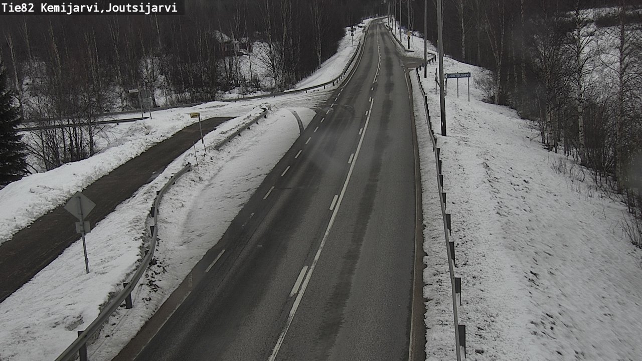 Kelikamerat Kuva Tie 82 Kemijärvi, Joutsijärvi, Kemijärvi, Lappi