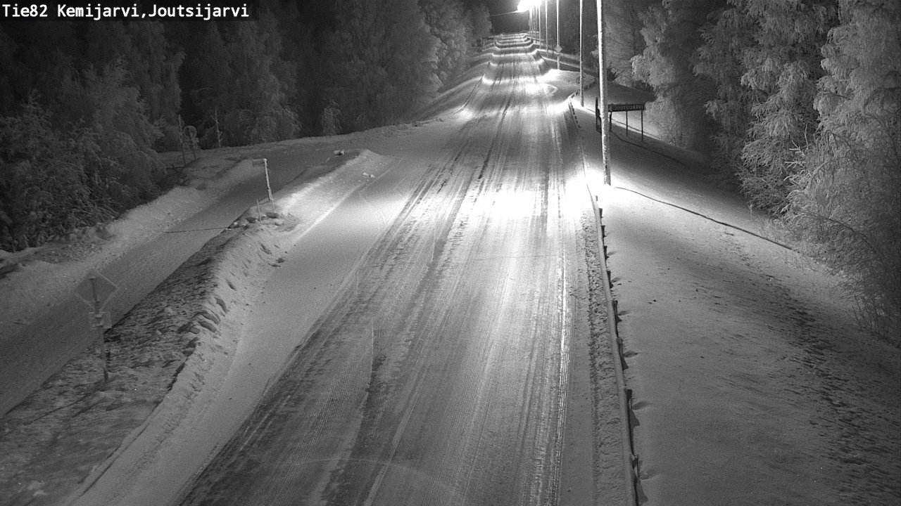 Kelikamerat Kuva Tie 82 Kemijärvi, Joutsijärvi, Kemijärvi, Lappi