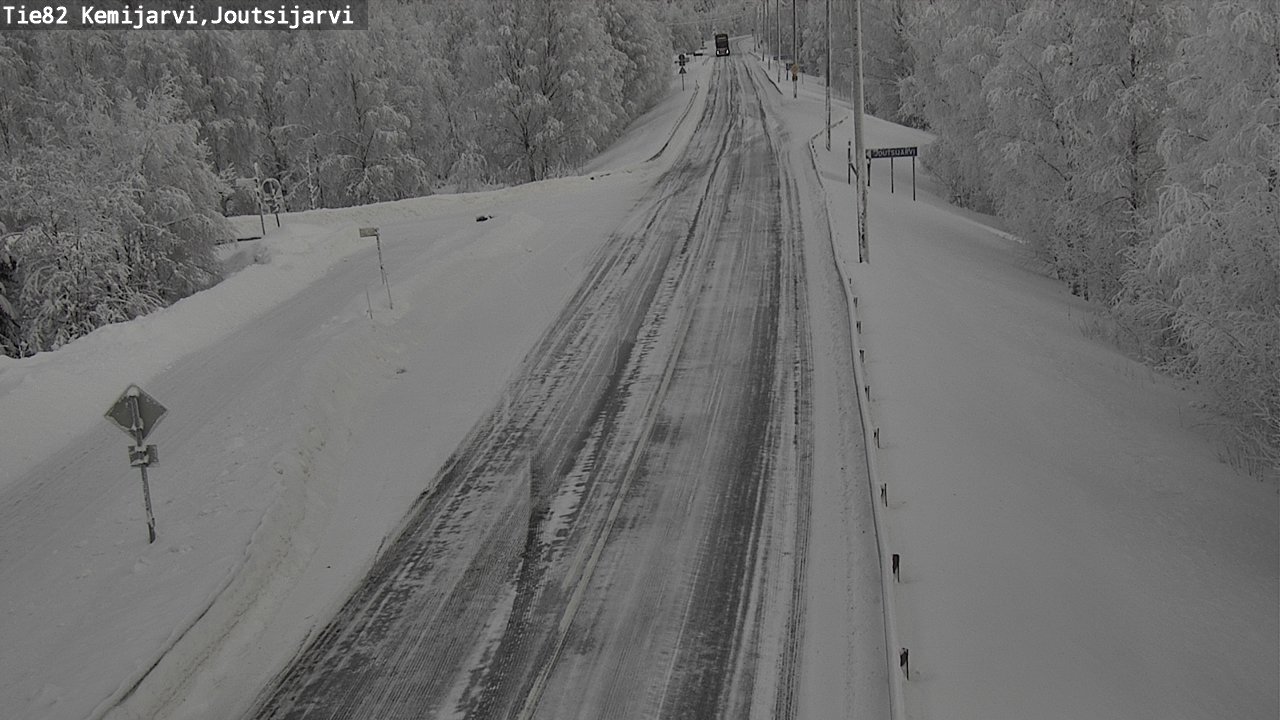 Kelikamerat Kuva Tie 82 Kemijärvi, Joutsijärvi, Kemijärvi, Lappi