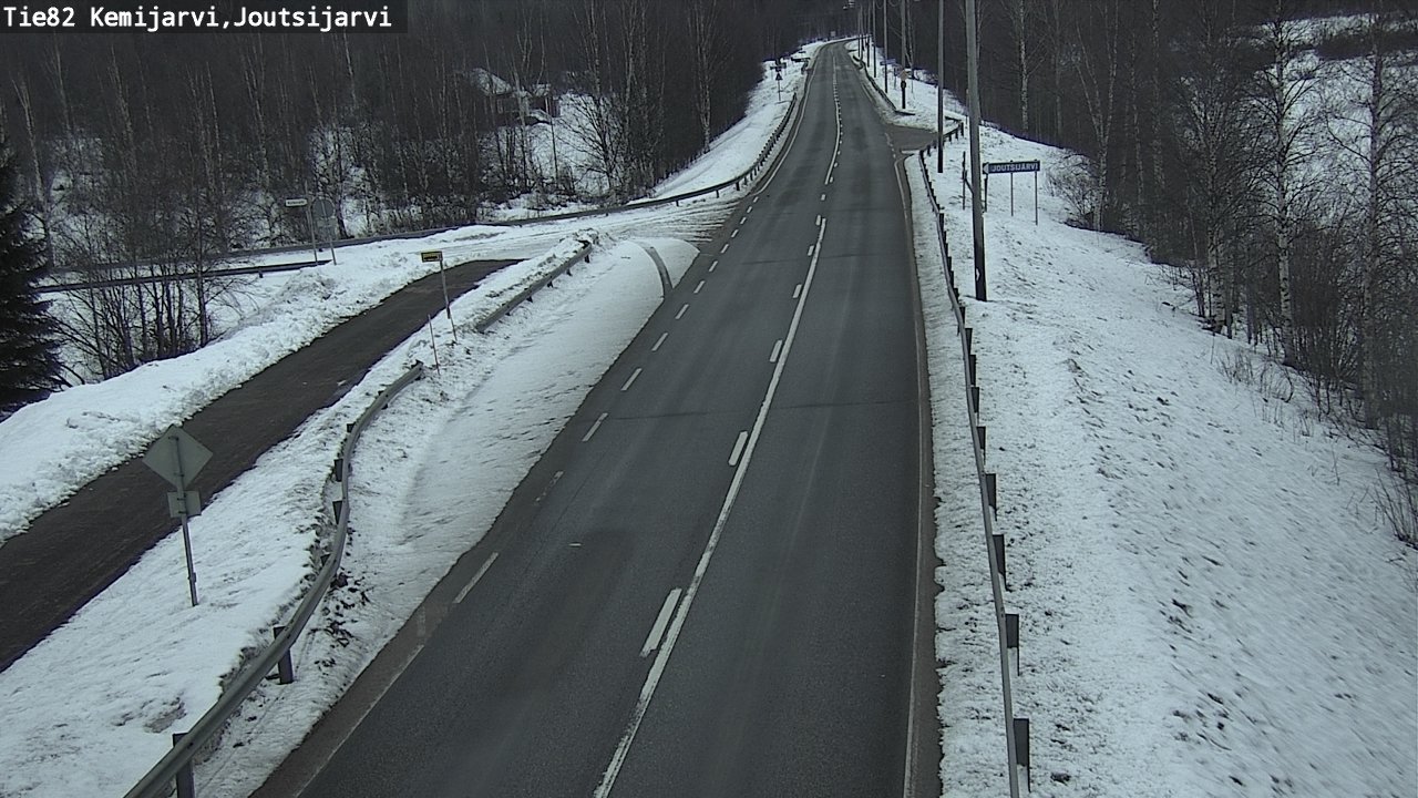Kelikamerat Kuva Tie 82 Kemijärvi, Joutsijärvi, Kemijärvi, Lappi