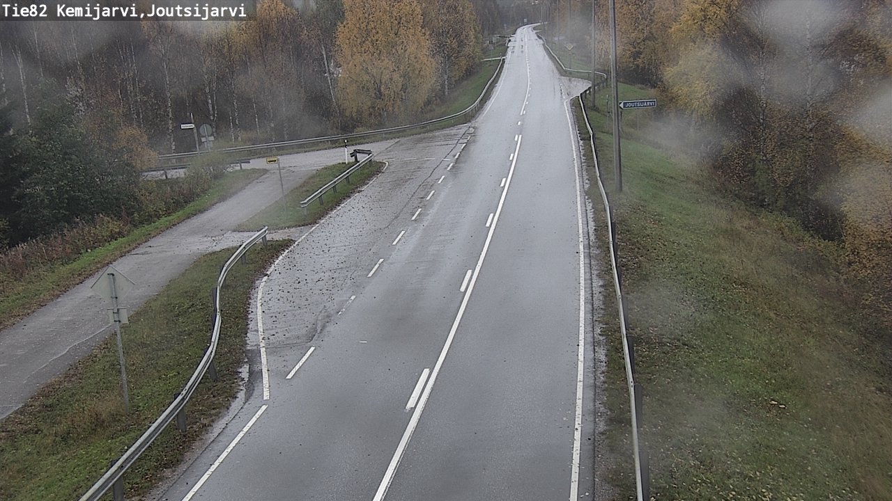 Weather Camera Image Road 82 Kemijärvi, Joutsijärvi, Kemijärvi, Lappi