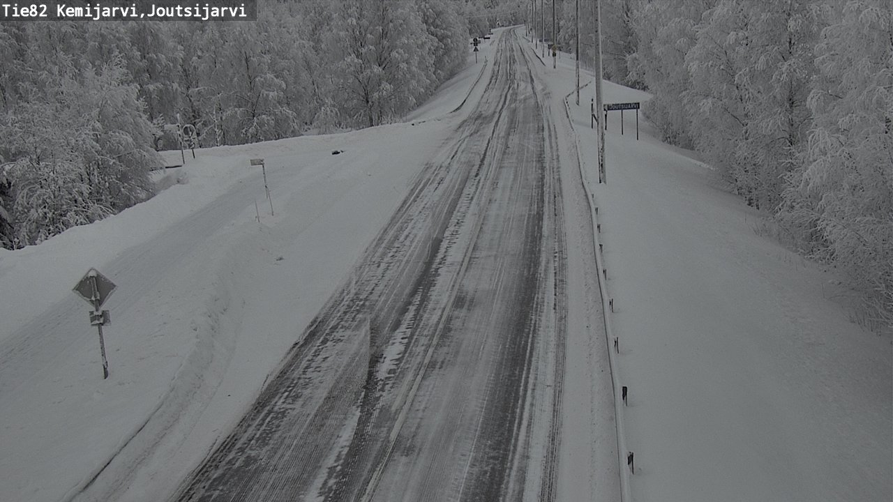 Kelikamerat Kuva Tie 82 Kemijärvi, Joutsijärvi, Kemijärvi, Lappi