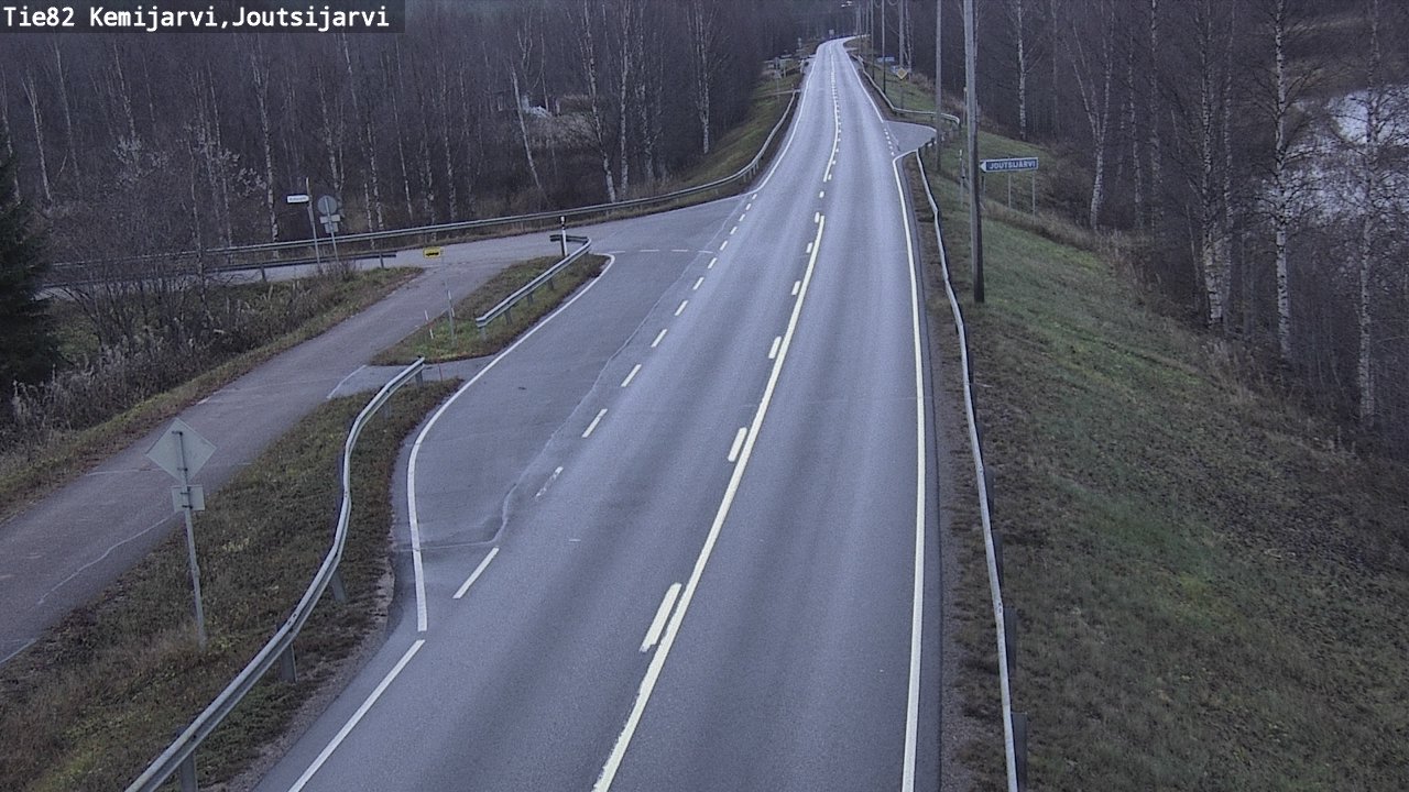 Kelikamerat Kuva Tie 82 Kemijärvi, Joutsijärvi, Kemijärvi, Lappi