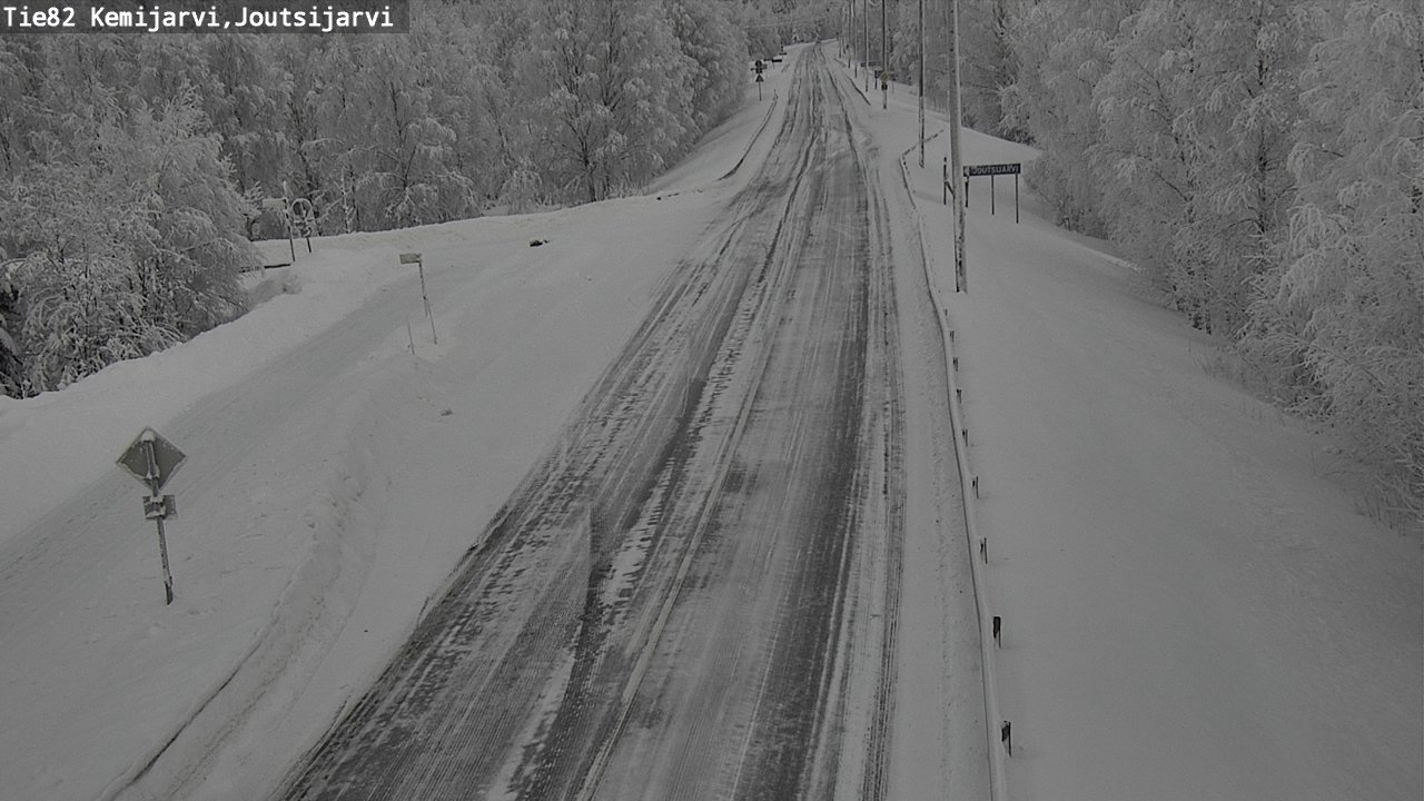 Kelikamerat Kuva Tie 82 Kemijärvi, Joutsijärvi, Kemijärvi, Lappi