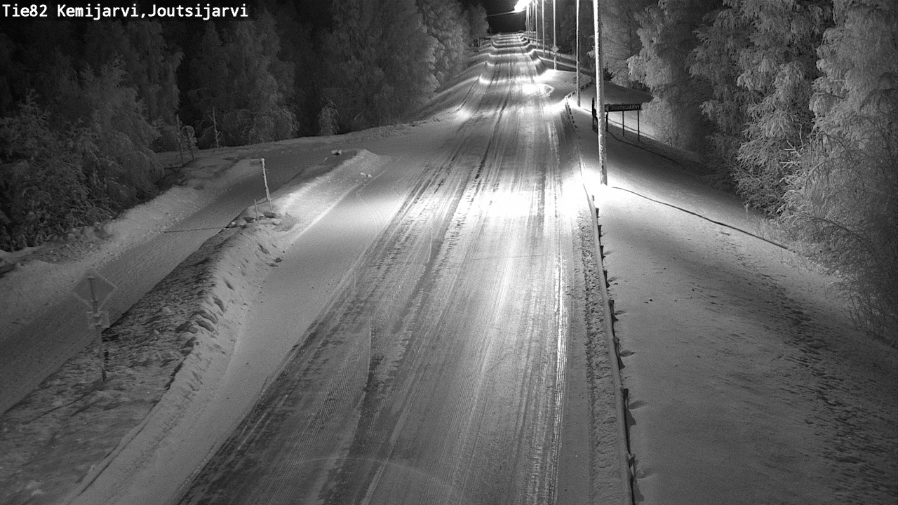 Kelikamerat Kuva Tie 82 Kemijärvi, Joutsijärvi, Kemijärvi, Lappi