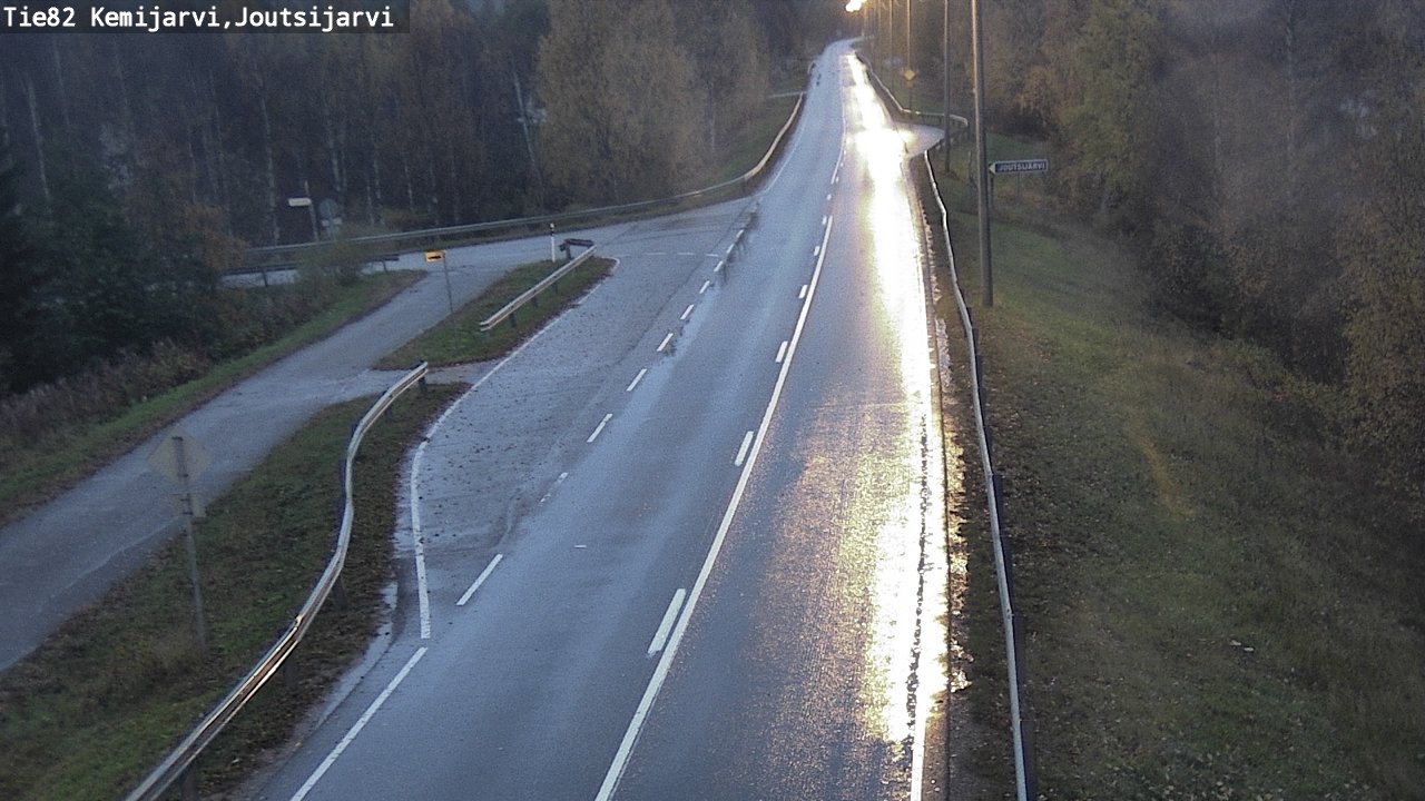 Kelikamerat Kuva Tie 82 Kemijärvi, Joutsijärvi, Kemijärvi, Lappi