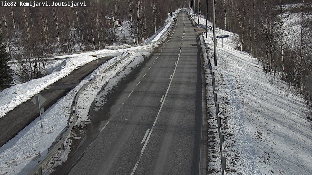 Kelikamerat Kuva Tie 82 Kemijärvi, Joutsijärvi, Kemijärvi, Lappi