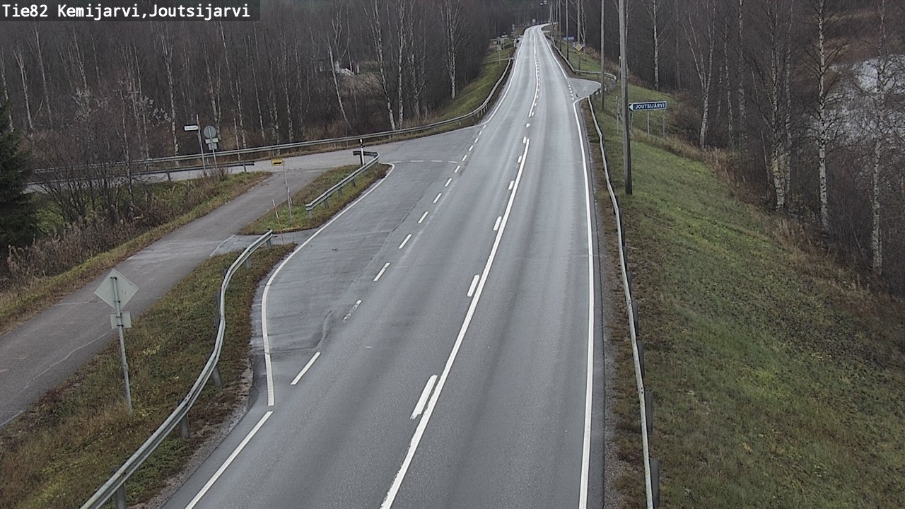 Kelikamerat Kuva Tie 82 Kemijärvi, Joutsijärvi, Kemijärvi, Lappi