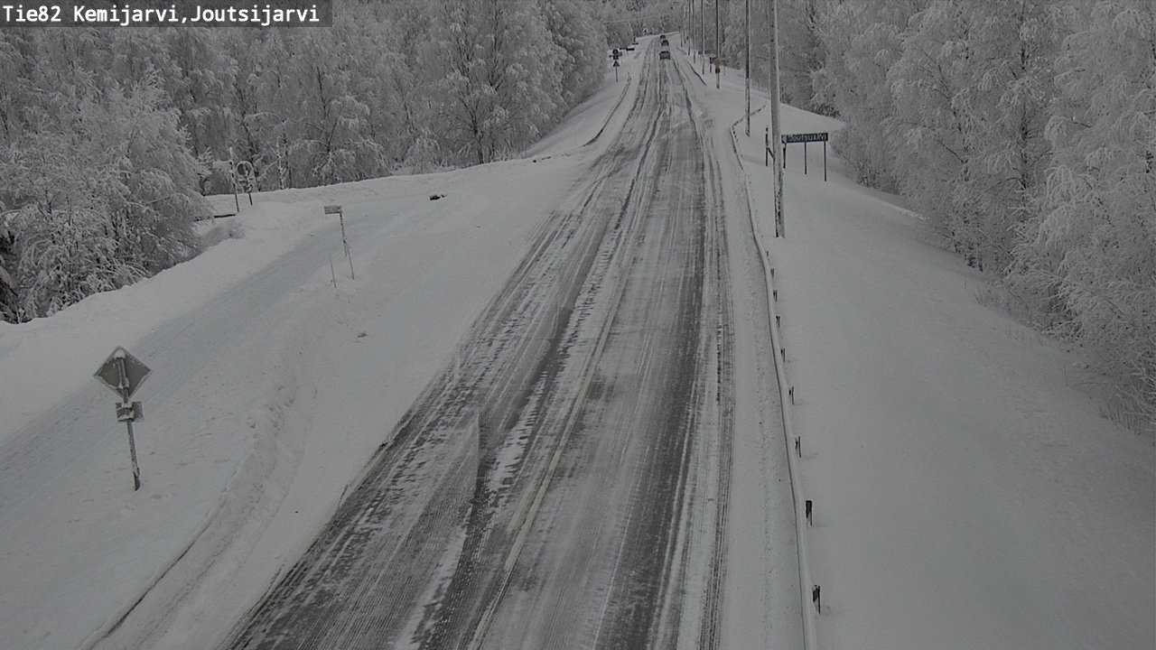 Kelikamerat Kuva Tie 82 Kemijärvi, Joutsijärvi, Kemijärvi, Lappi