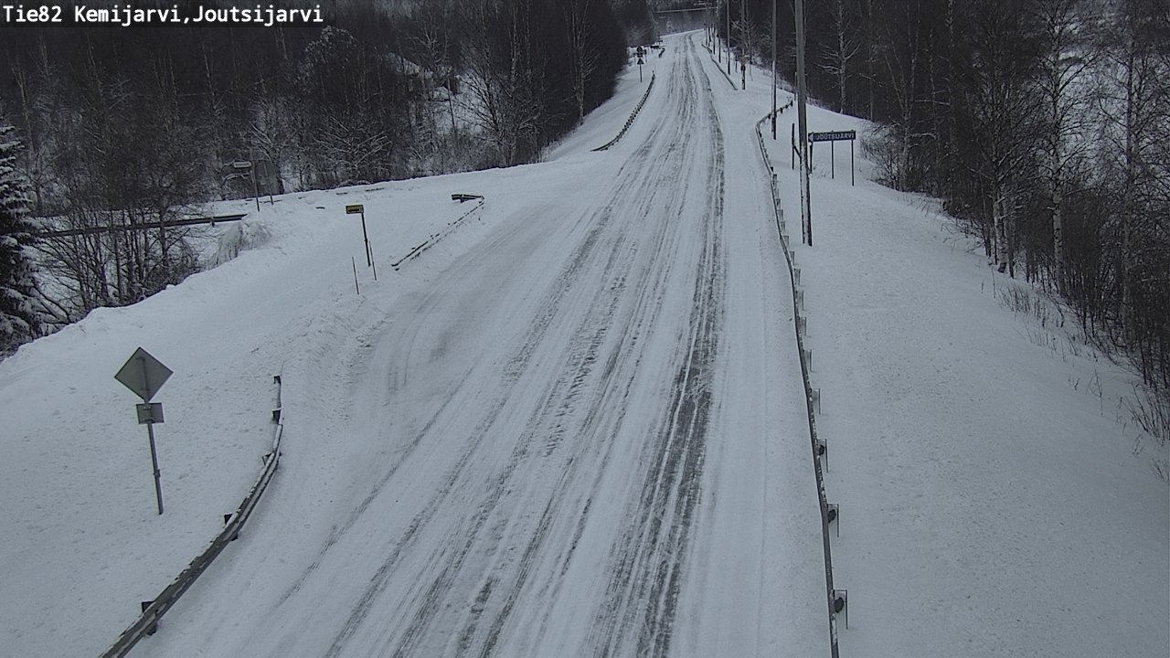 Kelikamerat Kuva Tie 82 Kemijärvi, Joutsijärvi, Kemijärvi, Lappi
