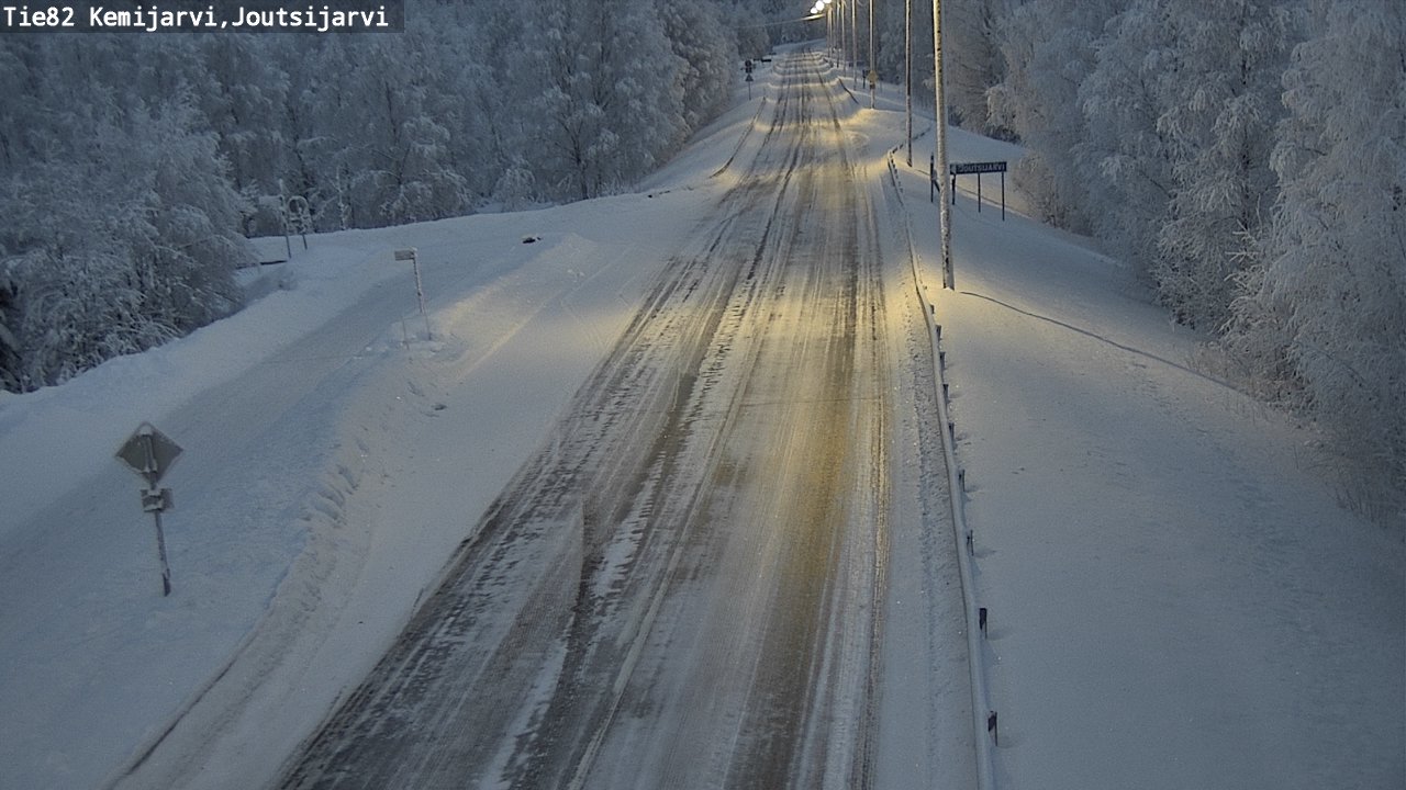 Kelikamerat Kuva Tie 82 Kemijärvi, Joutsijärvi, Kemijärvi, Lappi