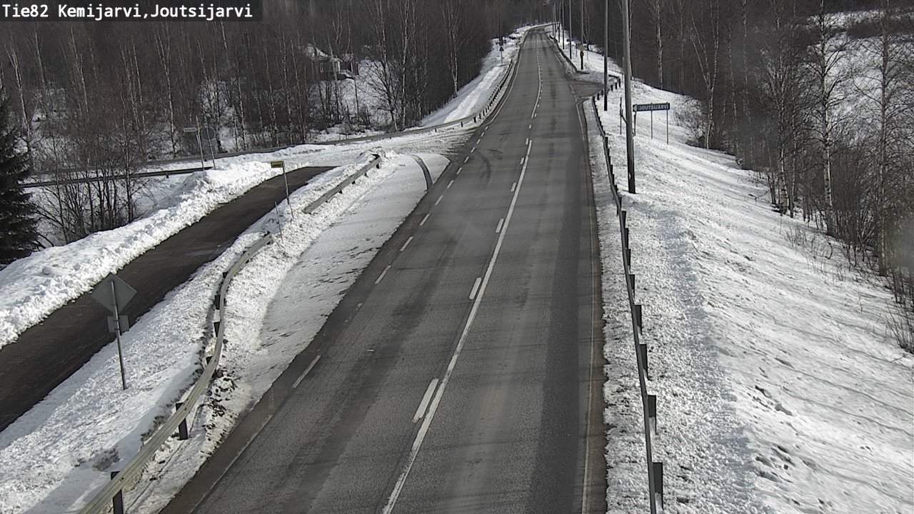 Kelikamerat Kuva Tie 82 Kemijärvi, Joutsijärvi, Kemijärvi, Lappi