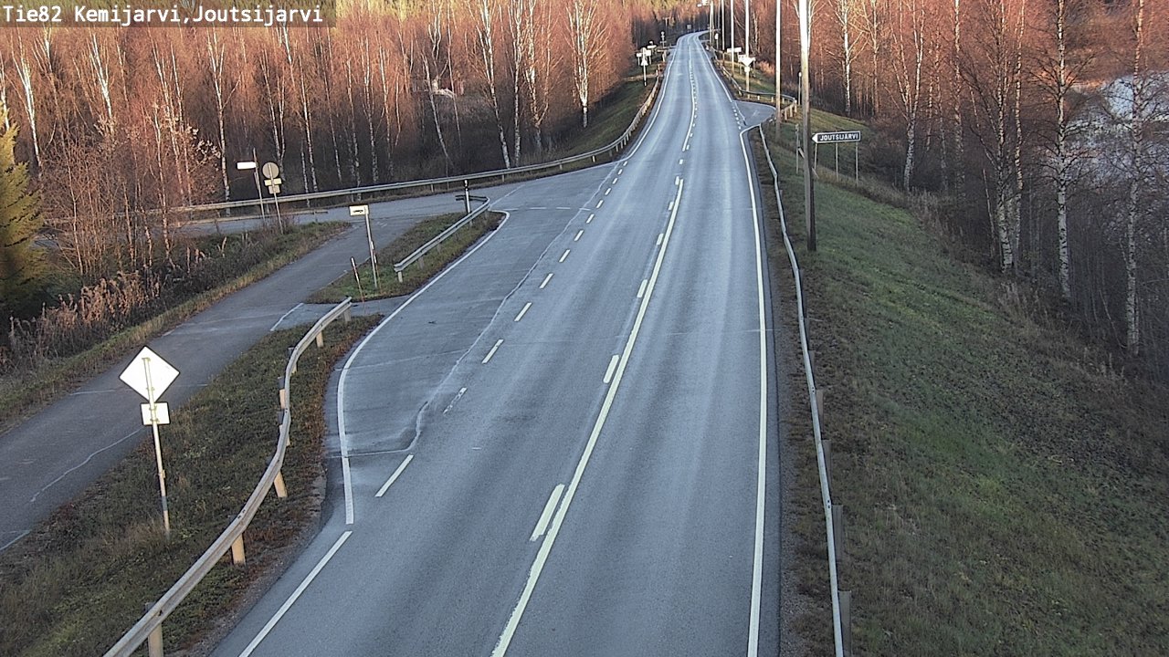 Kelikamerat Kuva Tie 82 Kemijärvi, Joutsijärvi, Kemijärvi, Lappi