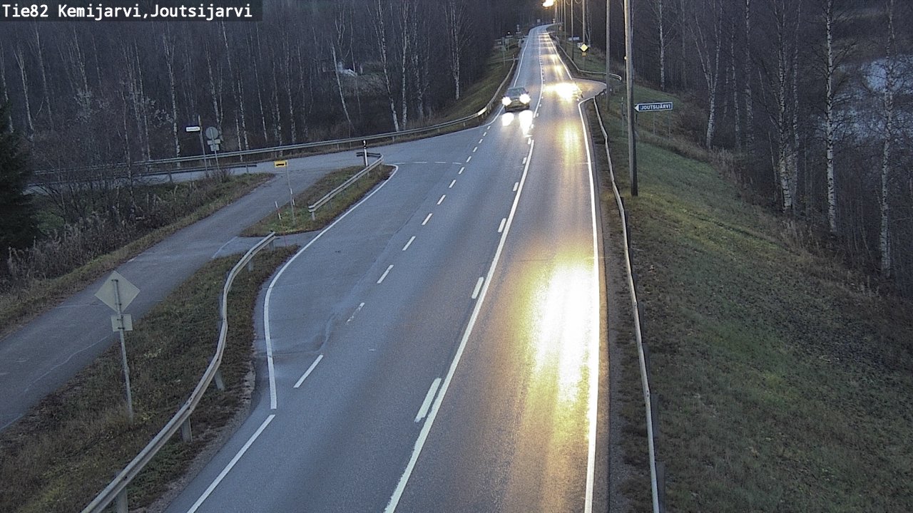 Kelikamerat Kuva Tie 82 Kemijärvi, Joutsijärvi, Kemijärvi, Lappi