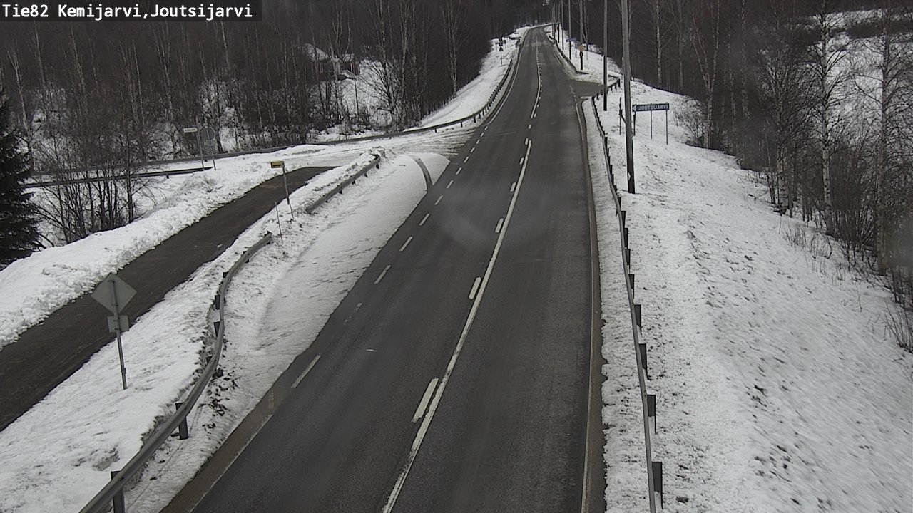 Kelikamerat Kuva Tie 82 Kemijärvi, Joutsijärvi, Kemijärvi, Lappi