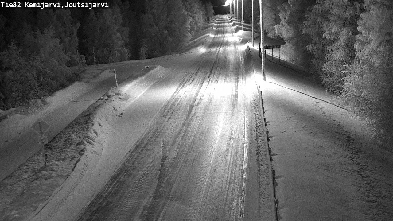 Kelikamerat Kuva Tie 82 Kemijärvi, Joutsijärvi, Kemijärvi, Lappi