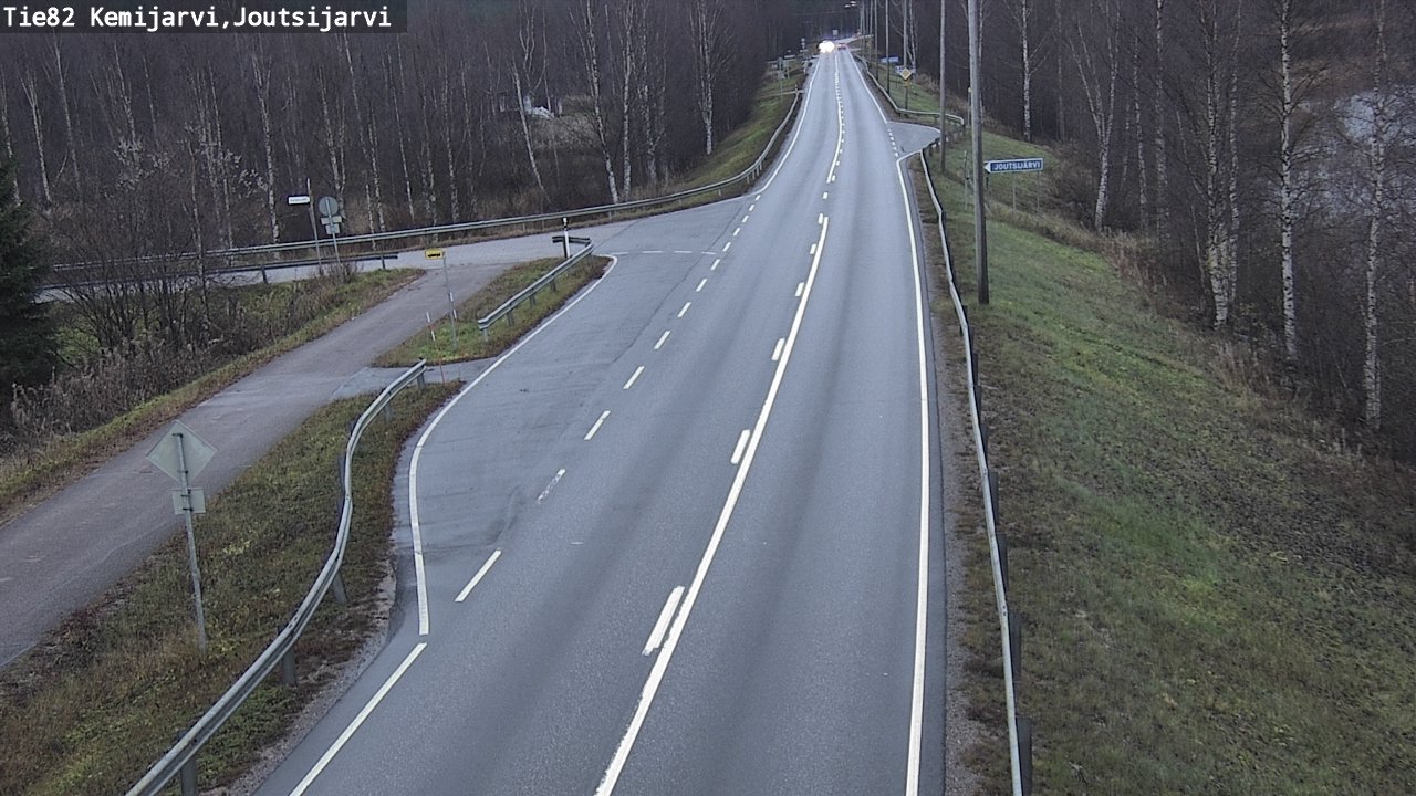 Kelikamerat Kuva Tie 82 Kemijärvi, Joutsijärvi, Kemijärvi, Lappi