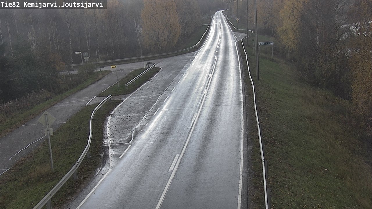 Weather Camera Image Road 82 Kemijärvi, Joutsijärvi, Kemijärvi, Lappi