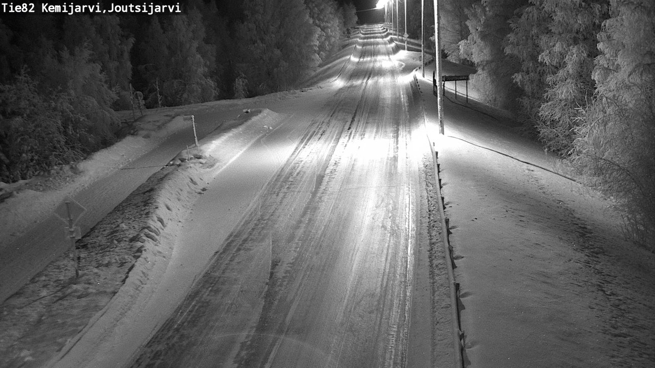 Kelikamerat Kuva Tie 82 Kemijärvi, Joutsijärvi, Kemijärvi, Lappi